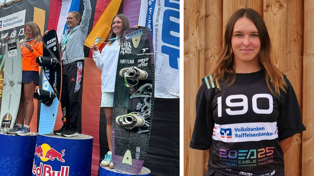 Мария Горяева из Миасса завоевала бронзу чемпионата Европы по вейкбордингу