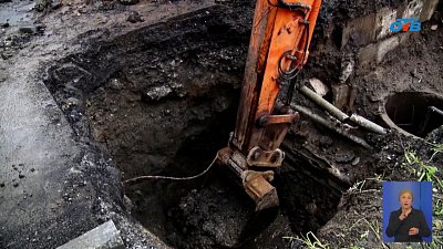 В Златоусте ремонтируют трубопровод