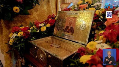 В храм Челябинска привезли мощи Матроны Московской
