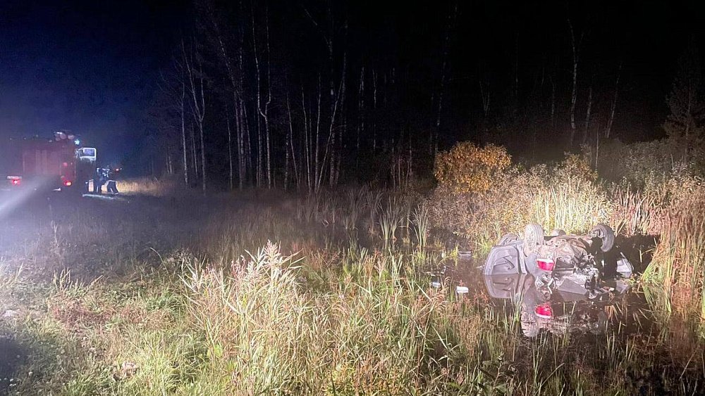 Водитель Volkswagen погиб в ДТП с опрокидыванием в Челябинской области