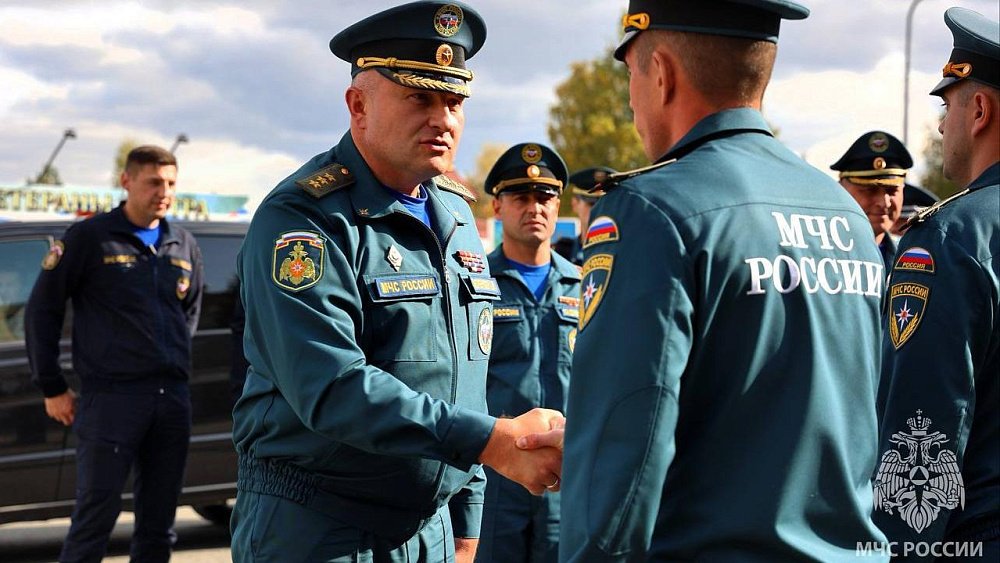 Глава МЧС России посетил Уральский учебный спасательный центр в Челябинской области