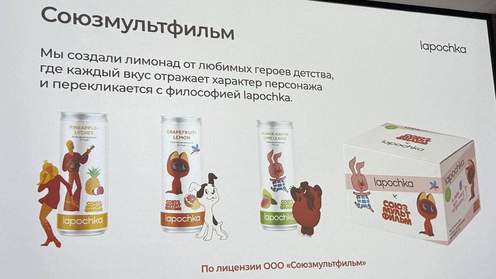 Челябинский бренд лимонадов сделал коллаборацию с «Союзмультфильмом»