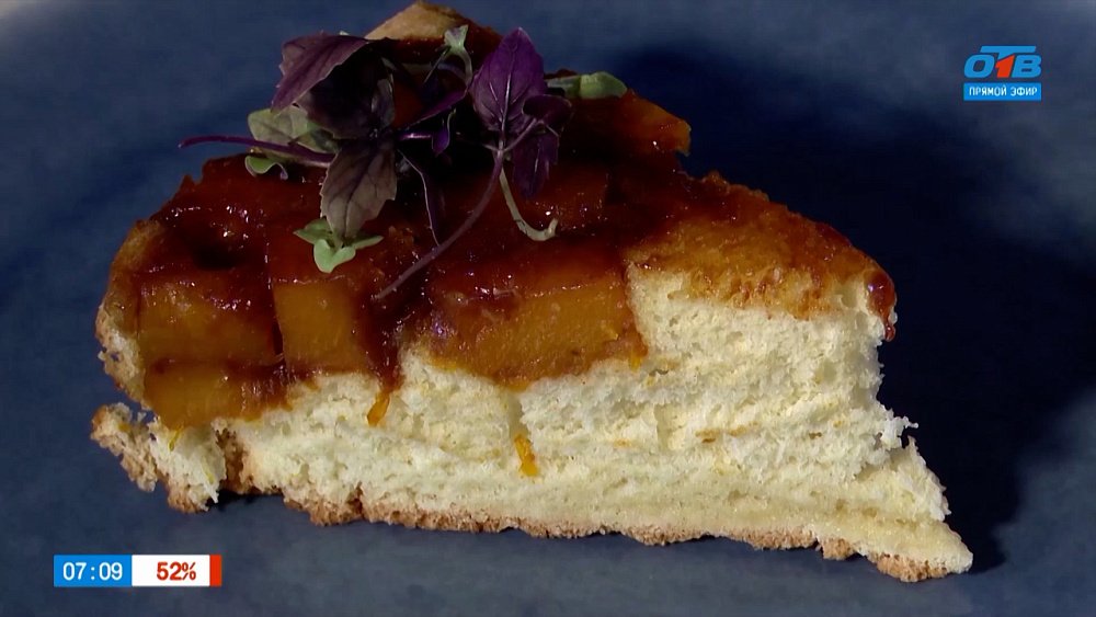 Шарлотка из тыквы в рубрике «Завтрак с шеф-поваром»