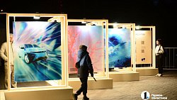 В Челябинске показали мультимедиашоу на памятнике Игорю Курчатову