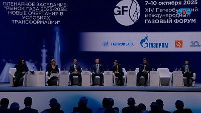 Алексей Текслер работает на Петербургском газовом форуме