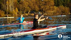 Семейный экипаж мечты — в Челябинске тренер по гребле мечтает сделать своих детей чемпионами