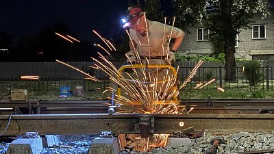 В Челябинске начался ночной ремонт трамвайных путей на ключевых маршрутах