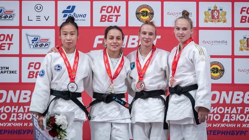 Челябинка Сабина Гилязова в третий раз завоевала титул сильнейшей дзюдоистки России
