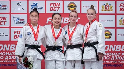 Челябинка Сабина Гилязова в третий раз завоевала титул сильнейшей дзюдоистки России