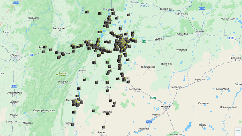 ГАИ Челябинской области опубликовала карту стационарных и мобильных радаров