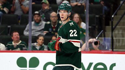 Хоккеист Данила Юров забросил свою первую шайбу в НХЛ