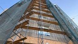 Жильцы реставрируемого дома в центре Челябинска оценили обновленный фасад