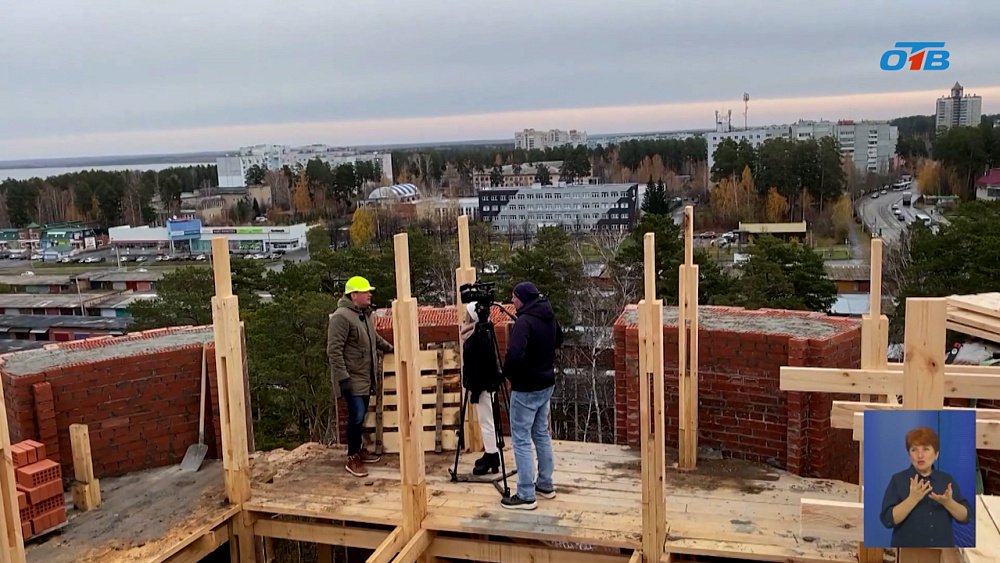 Будущий храм в Снежинске достиг высоты в двадцать семь метров