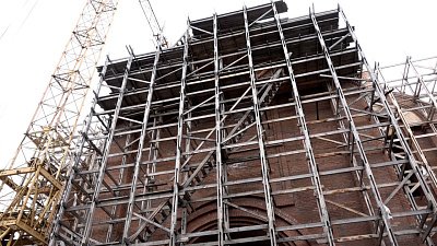 В Снежинске продолжается строительство храма в честь иконы Божией Матери «Державная»