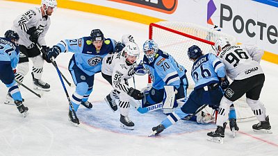 Хоккейный клуб «Трактор» отыгрался с 1:3 и вырвал победу по буллитам у «Сибири»