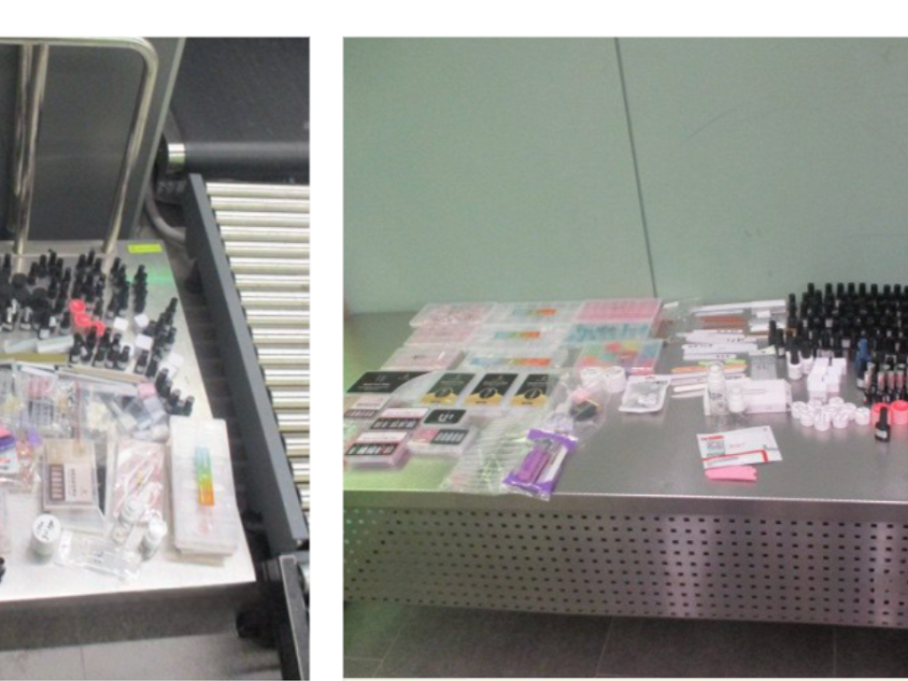 Челябинка пыталась ввезти 8 кг принадлежностей для маникюра из Китая