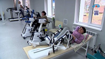 В областном центре реабилитации Челябинска открыли спортзал