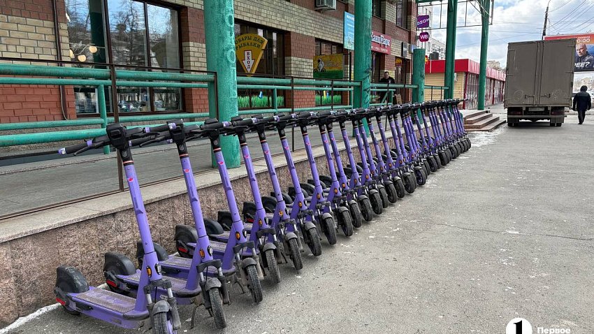 В Челябинске число поездок на сиреневых электросамокатах выросло в 2,3 раза