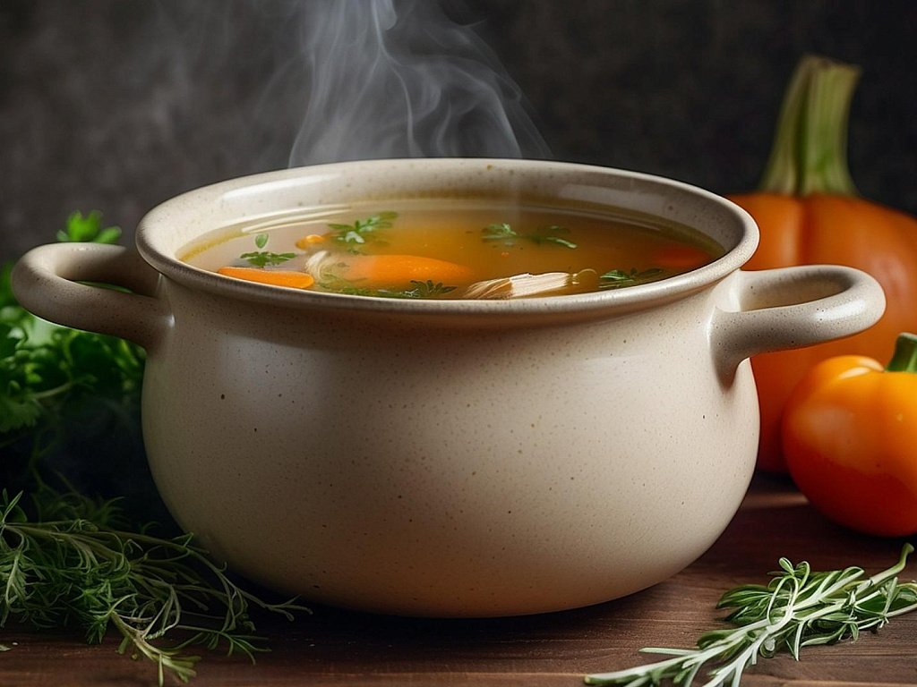 Костный бульон относится к еде долгожителей