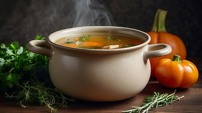 Костный бульон относится к еде долгожителей