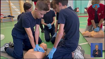 В Сосновском районе школьники посоревновались в оказании первой помощи