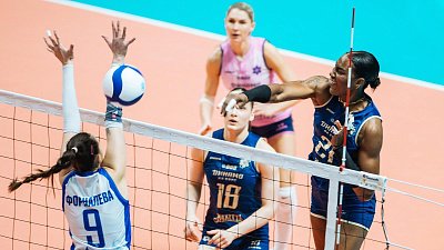 Челябинский волейбольный клуб «Динамо-Метар» проиграл лидеру Суперлиги