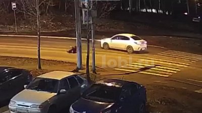 В Челябинске на Краснопольском проспекте сбили пешехода на «зебре»