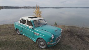 По улицам Снежинска ездит восстановленный «Москвич»