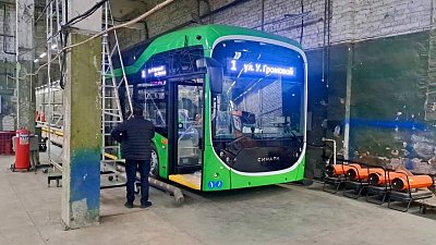 Калининград получает новую партию троллейбусов «Синара» из Челябинска