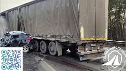 Водитель Hyundai погиб в ДТП с большегрузом на трассе М‑5 в Челябинской области
