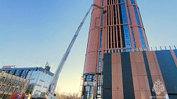 Челябинские огнеборцы провели учения в 31‑этажной высотке