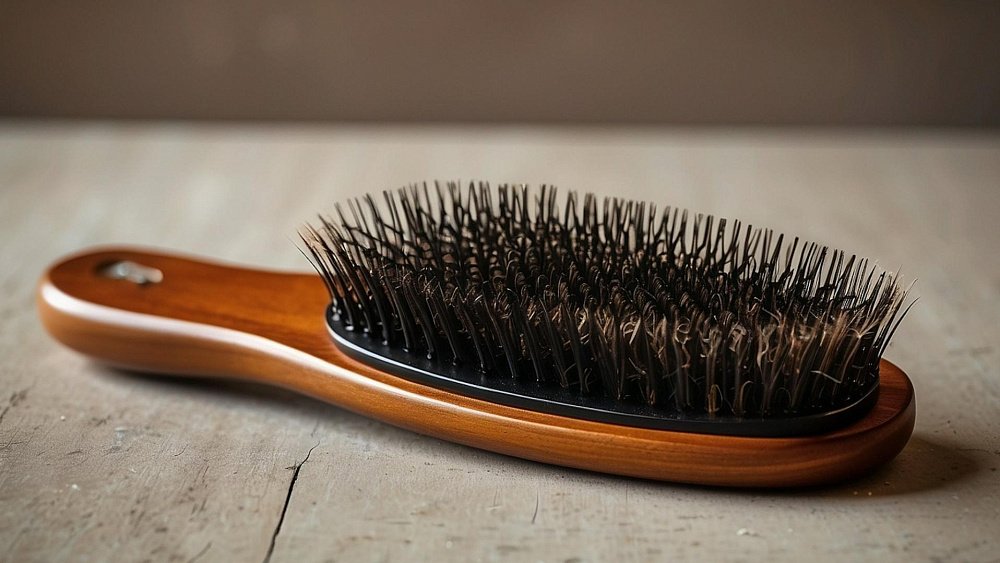 Волосы могут выпадать из‑за немытой расчески