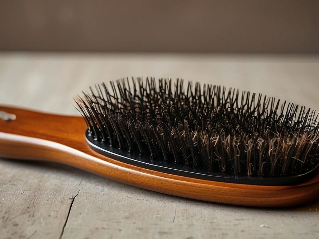 Волосы могут выпадать из‑за немытой расчески