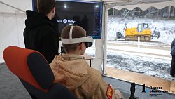 В Челябинской области впервые в России применили беспилотную технику для строительства дорог