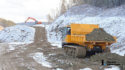 В Челябинской области впервые в России применили беспилотную технику для строительства дорог