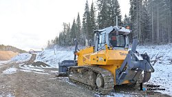 В Челябинской области впервые в России применили беспилотную технику для строительства дорог