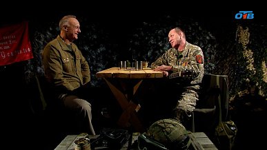 В студии «СВОих героев» южноуралец исполнил песню, которую написал на передовой