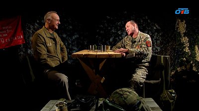 В студии «СВОих героев» южноуралец исполнил песню, которую написал на передовой