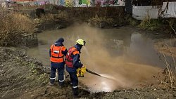 На реке Миасс вновь зафиксированы маслянистые пятна