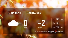 Челябинская область 27 ноября: осень держится за последние градусы