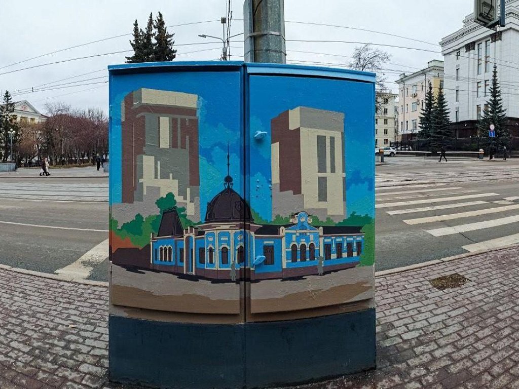 Шесть арт‑шкафов украсили улицы Челябинска