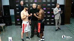 Боксеры встретились лицом к лицу перед жесткой рубкой на турнире в Челябинске