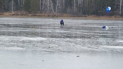 Миасцев предупредили об опасности выхода на тонкий лед