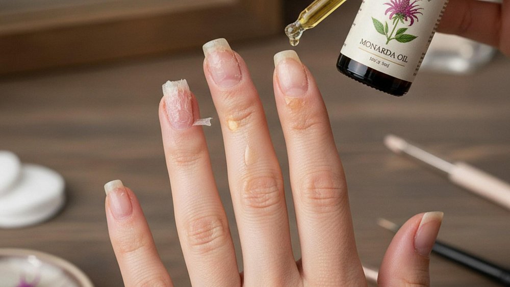 Восстановить ногти после геля‑лака поможет масло монарды
