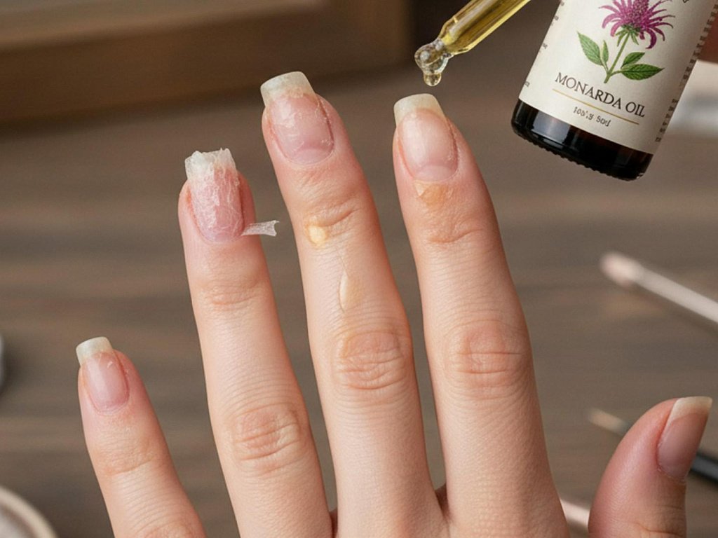 Восстановить ногти после геля‑лака поможет масло монарды