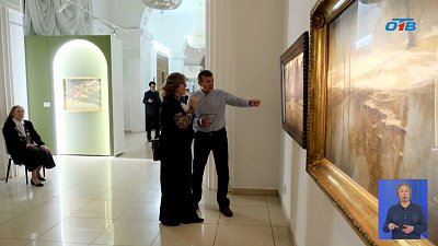 В Челябинске начала работу выставка картин «Преображенная природа»