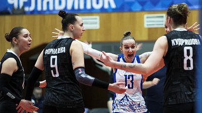 Волейбольный клуб «Динамо-Метар» одержал первую гостевую победу сезона в Суперлиге