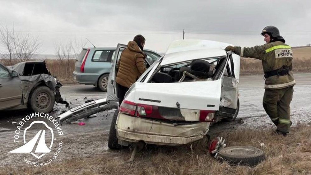 В Челябинской области 19-летний водитель ВАЗа устроил смертельное ДТП