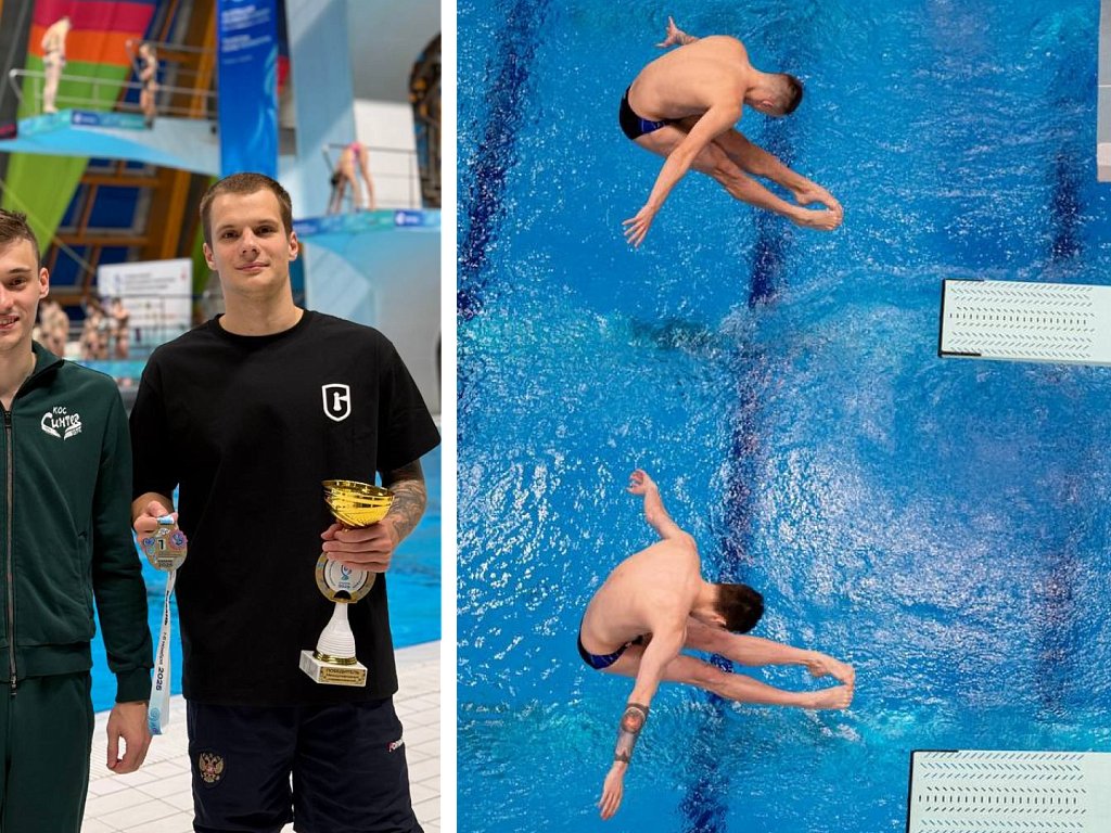 Челябинец Григорий Иванов завоевал золото на Суперфинале по прыжкам в воду
