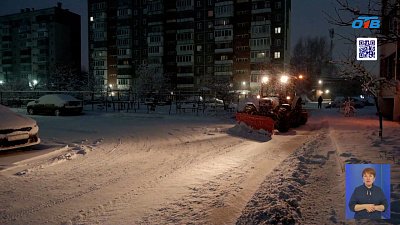 В Челябинске убрали последствия снегопада